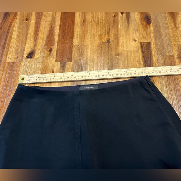 Madewell Asymmetric Midi Skirt Size 2 in True Black NEW NT389 $118 - Picture 9 of 13